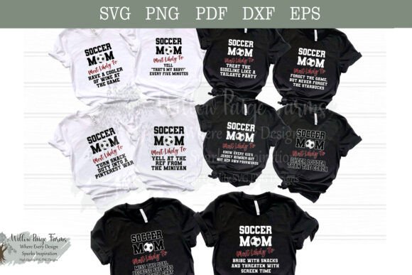 Funny Soccer Mom Sayings Bundle: Designer Review