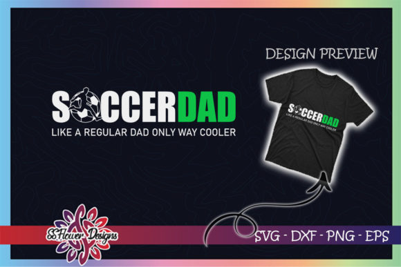 Soccer Dad Definition Graphics for T-Shirt Designs