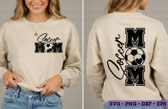 Soccer Mom PNG SVG: T-Shirt Designs & Graphics