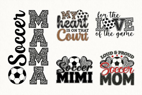 Soccer SVG Bundle: Graphics & T-Shirt Designs
